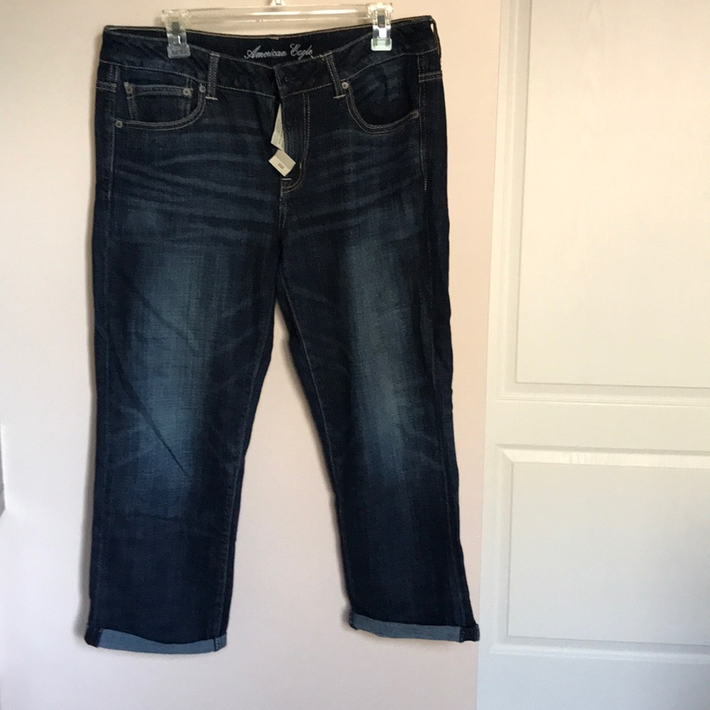 American eagle boyfriend fit jeans.